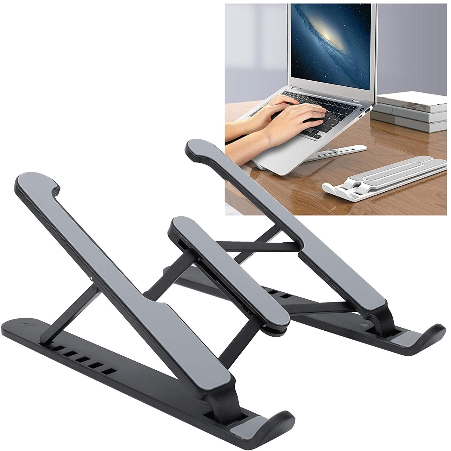 Multi Position Foldable Notebook Bracket